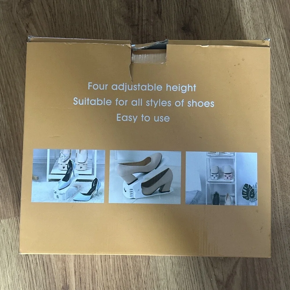 Neprock Shoe Slots Organizer 20 Pack Adjustable Shoe Rack Stacker Storage Read